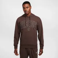 NikeCourt Heritage чоловічі Dri-FIT Fleece Tennis Толстовка з капюшоном колір коричневий