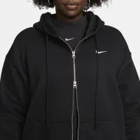 Nike Sportswear Phoenix Fleece женская оверсайз Full-Zip Толстовка с капюшоном (большие размеры) цвет черный