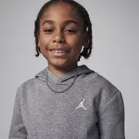 Nike Jordan MJ Brooklyn Fleece Little детские 2-Piece Pullover Толстовка с капюшоном набор цвет серый