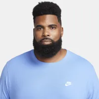 Nike Sportswear Club Men's Long-Sleeve T-Shirt Blue