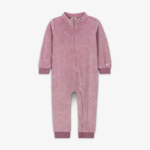 Nike Baby (12-24M) Cozy Monogram Coverall цвет фиолетовый