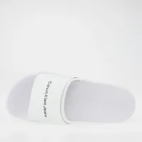 Шлёпанцы Calvin Klein Slide Monogram TPU YM0YM00361-YBR - Белые