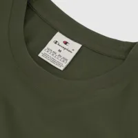 Футболка Champion Tonal Logo Crewneck 220278-GS508 - зеленая