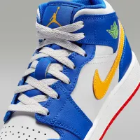 Nike Air Jordan 1 Mid Big дитячі Кросівки блакитний