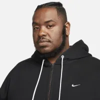 Nike Solo Swoosh мужские Full-Zip Толстовка с капюшоном цвет черный