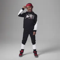 Nike Jordan Big дитячі Pullover Толстовка з капюшоном and Pants комплект колір чорний