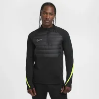 Nike Academy Winter Warrior мужские Therma-FIT 1/2-Zip Soccer Top цвет черный