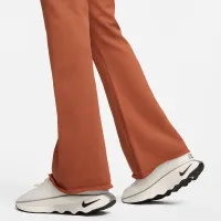 Nike Sportswear Chill Knit женская Tight С высокой Талией Sweater Flaцвет красный Pants Orange