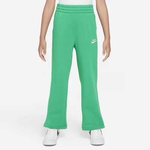 Nike Sportswear Club Fleece Big дитячі (Girls') Wide-Leg Pants колір зелений