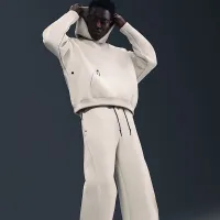 Nike Tech мужские Fleece Loose-Fit Open Hem Pants цвет серый