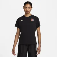 FC Barcelona Travel Nike Soccer Short-Sleeve Top цвет черный