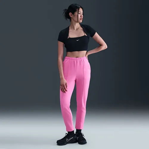 Nike Sportswear Chill Terry женская Slim С высокой Талией French Terry Sweatpants Pink