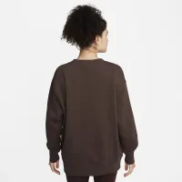 Nike Sportswear Phoenix Fleece женская оверсайз Crew-Neck свитшот цвет коричневый
