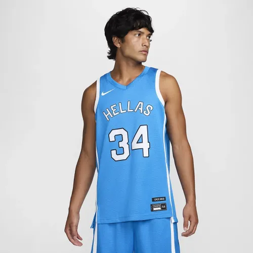 Giannis Antetokounmpo Greece Limited Road чоловічі Nike баскетбольні Replica Jersey блакитний