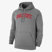 Ohio State Club Fleece мужские Nike College Pullover Толстовка с капюшоном цвет серый