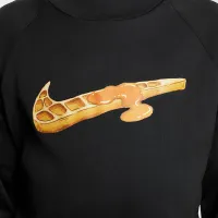 Nike Swim Hydroguard Little дитячі Long-Sleeve Top колір чорний