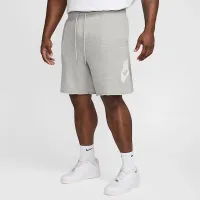 Nike Club чоловічі French Terry Alumni шорти колір сірий