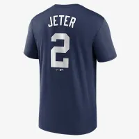 Derek Jeter New York Yankees Legend мужские Nike Dri-FIT MLB футболка синий
