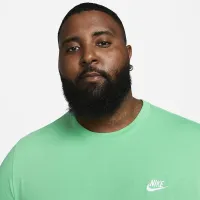 Nike Sportswear Club чоловічі футболка колір зелений