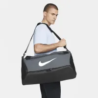 Nike Brasilia 9.5 тренувальні Duffel сумка (Medium, 60L) колір сірий