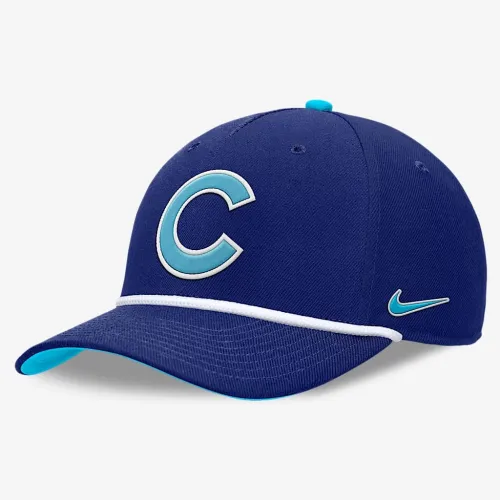 Chicago Cubs Rise мужские Nike MLB Adjustable Hat синий