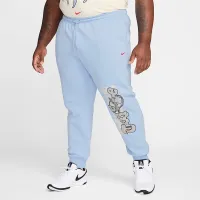 Nike Ja мужские Fleece баскетбольные Jogger Pants синий