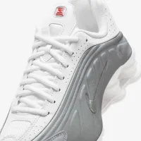 Nike Shox R4 Big детские Кроссовки цвет белый