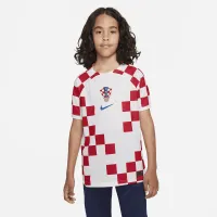 Croatia 2022/23 Stadium Home Big дитячі Nike Dri-FIT Soccer Jersey колір білий