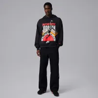 Nike Jordan Brooklyn Fleece мужские Pullover Толстовка с капюшоном цвет черный