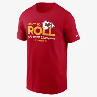 Kansas City Chiefs 2024 AFC West Champions Trophy Collection чоловічі Nike NFL футболка колір червоний