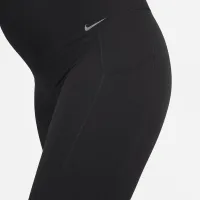 Nike Zenvy (M) жіноча Gentle-Support З високою талією 7/8 лосіни з кишенями(Maternity) колір чорний
