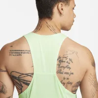 Nike Fast мужские Dri-FIT Running Singlet цвет зеленый