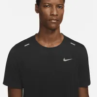 Nike Rise 365 мужские Dri-FIT Short-Sleeve Running Top цвет черный