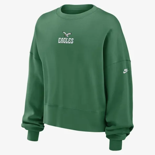 Philadelphia Eagles Rewind жіноча Nike NFL Pullover Crew колір зелений