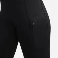 Nike Go женская Firm-Support С высокой Талией Cropped лосины с карманамицвет черный
