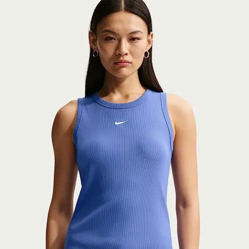 Nike Sportswear жіноча Tight Ribbed Tank Top блакитний