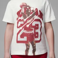 Nike Jordan Little дитячі 40th Anniversary футболка колір білий