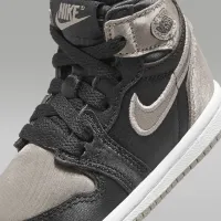 Nike Jordan 1 Retro High OG Baby/Toddler Кросівки колір чорний