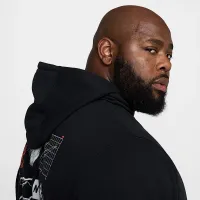 Nike Club мужские French Terry Толстовка с капюшоном цвет черный