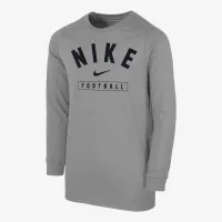 Nike Football Big дитячі (для хлопчиків) Long-Sleeve футболка колір сірий