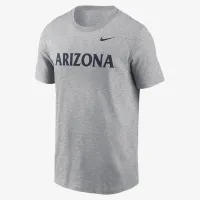 Arizona Wildcats Primetime Wordmark мужские Nike College футболка цвет серый