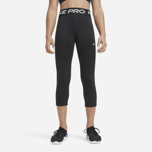 Nike Pro Big дитячі (Girls') Capri лосіни колір чорний