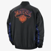 New York Knicks DNA Courtside чоловічі Nike NBA Woven Graphic Куртка колір чорний