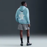 Nike Club мужские оверсайз French Terry Pullover Толстовка с капюшоном синий