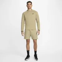 Nike Tech мужские Fleece шорты цвет коричневый