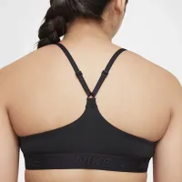 Nike Indy Girls' Sports Bra колір чорний