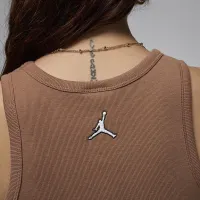 Nike Jordan жіноча Tank колір коричневий