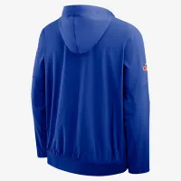 Denver Broncos Alt Option Route Anorak мужские Nike NFL 1/2-Zip Hooded Куртка синий