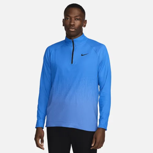 Nike Tour чоловічі Dri-FIT ADV 1/2-Zip для гольфу Top блакитний