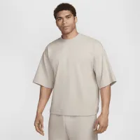 Nike Tech мужские Short-Sleeve Fleece Top цвет коричневый